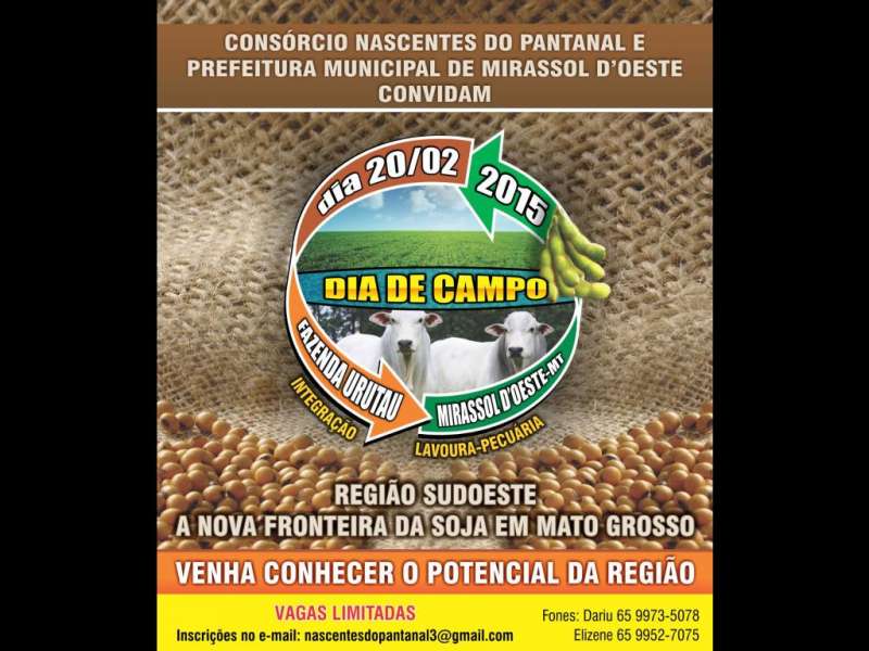 Dia de Campo Apresenta A Região Sudoeste Como A Nova Fronteira da Soja Em Mato Grosso 