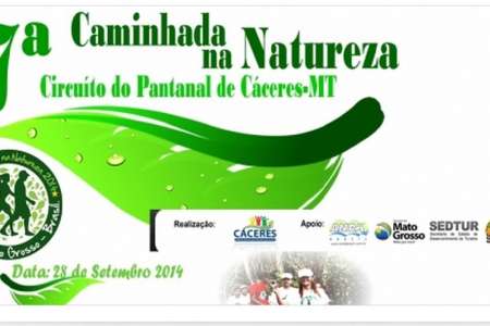 Cáceres Promove No Dia 28 de Setembro A 7ª Caminhada Na Natureza 