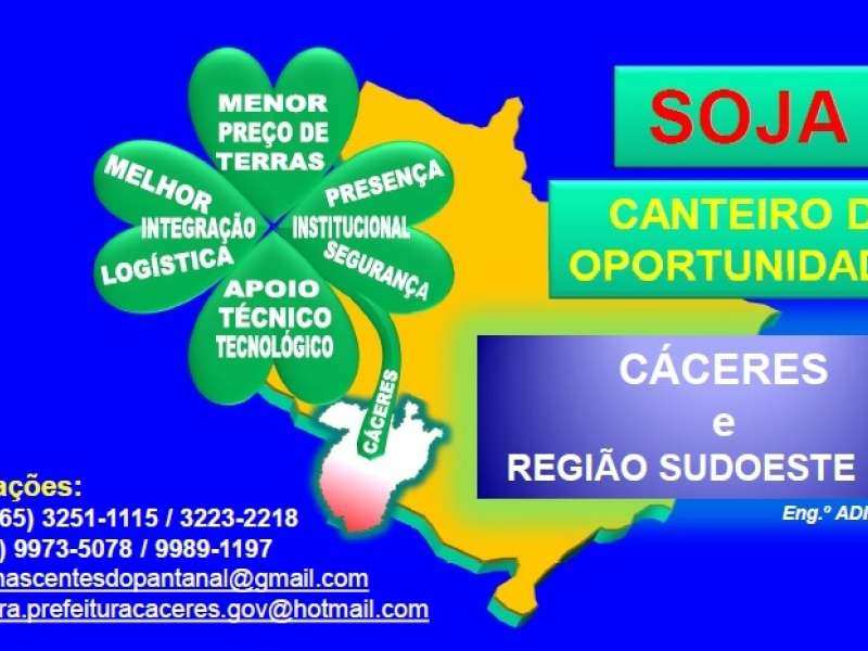 Cáceres A Nova Fronteira da Soja Em Mato Grosso 