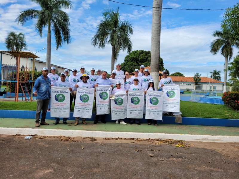 Ação Em Prol da Coleta Seletiva Em Curvelândia