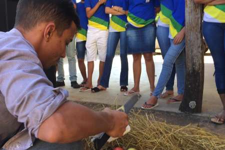 Oficina de Compostagem Com Os Alunos da Escola Estadual Paulino Modesto do Município de Indiavaí -mt 