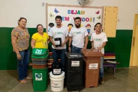 Visita Na Escola Municipal Professora Cleusa Braga Hortêncio 