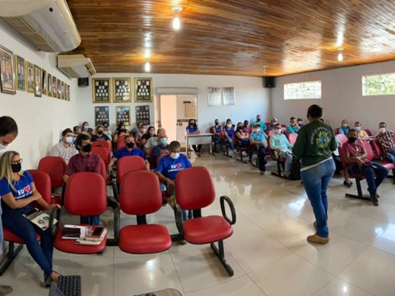 Capacitação de Membros da Associação de Catadores de Lambari D\'oeste - Mt 