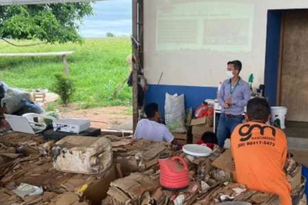Capacitação de Membros da Associação de Catadores de Figueirópolis - Mt 