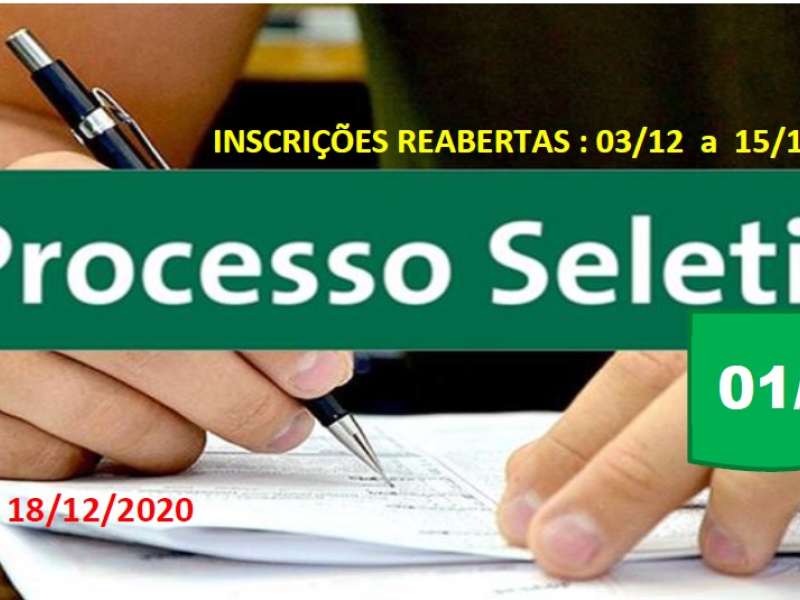 Processo Seletivo Simplificado 01/2020/CIDESAT