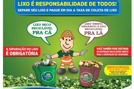 Cartaz Projeto Separar para Reciclar 