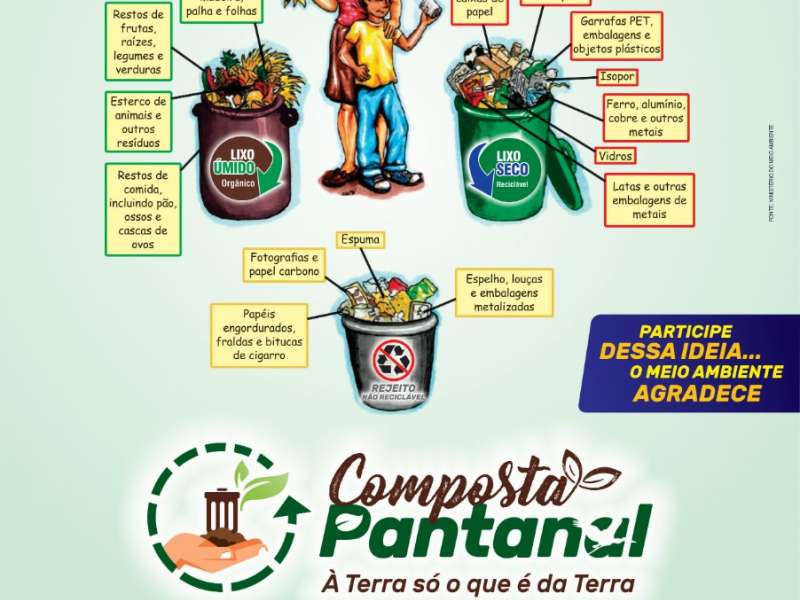 Cartaz Projeto ?composta Pantanal?. 